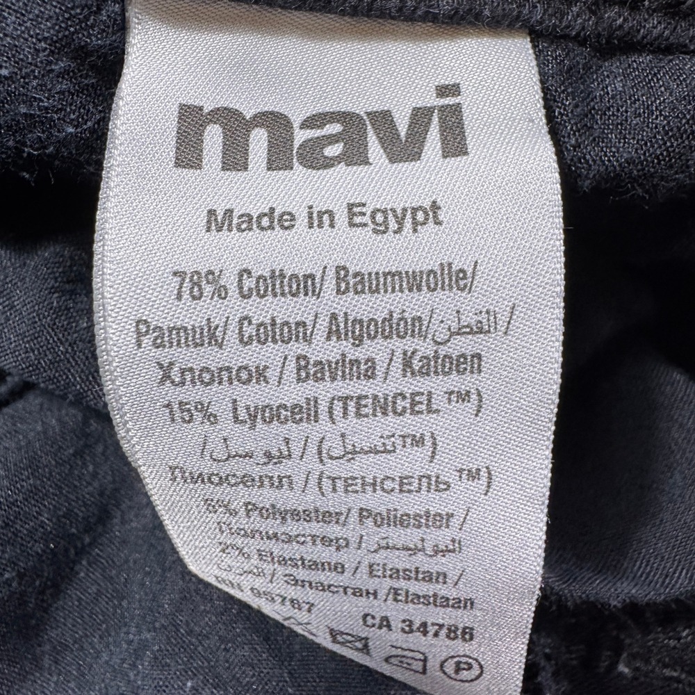 Mavi Jake‎ Slim Leg Black Jeans Mens 31x31 Tencel Stretch Denim - Picture 5 of 11